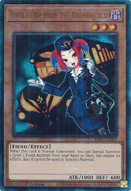 Tour Guide From the Underworld [RA01-EN005] Prismatic Ultimate Rare | Exor Games Truro