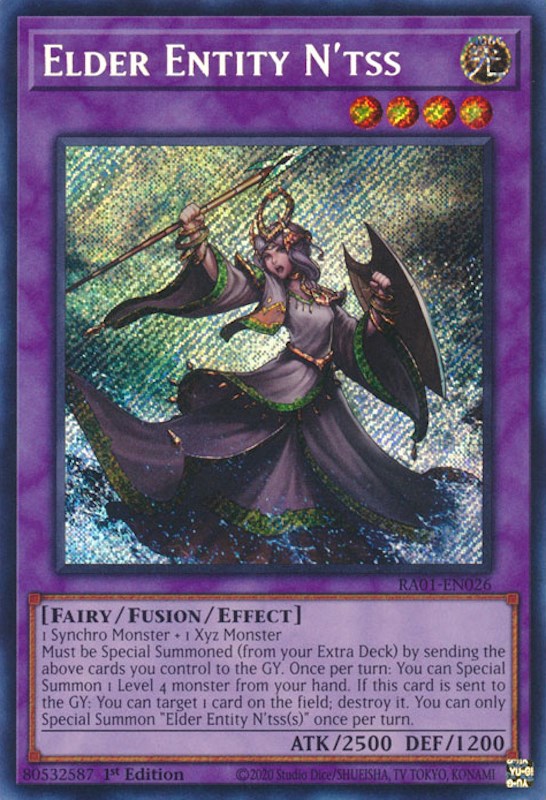 Elder Entity N'tss [RA01-EN026] Secret Rare | Exor Games Truro