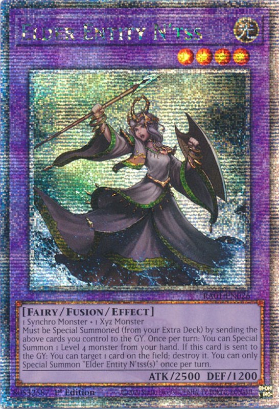 Elder Entity N'tss [RA01-EN026] Quarter Century Secret Rare | Exor Games Truro