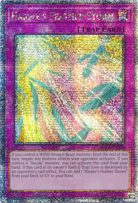 Harpie's Feather Storm [RA01-EN073] Quarter Century Secret Rare | Exor Games Truro