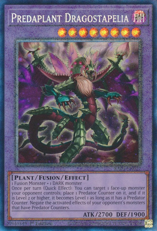 Predaplant Dragostapelia [RA01-EN027] Prismatic Collector's Rare | Exor Games Truro