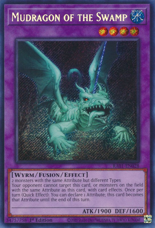 Mudragon of the Swamp [RA01-EN028] Secret Rare | Exor Games Truro