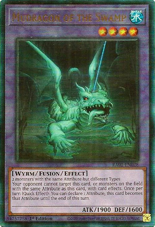 Mudragon of the Swamp [RA01-EN028] Prismatic Ultimate Rare | Exor Games Truro