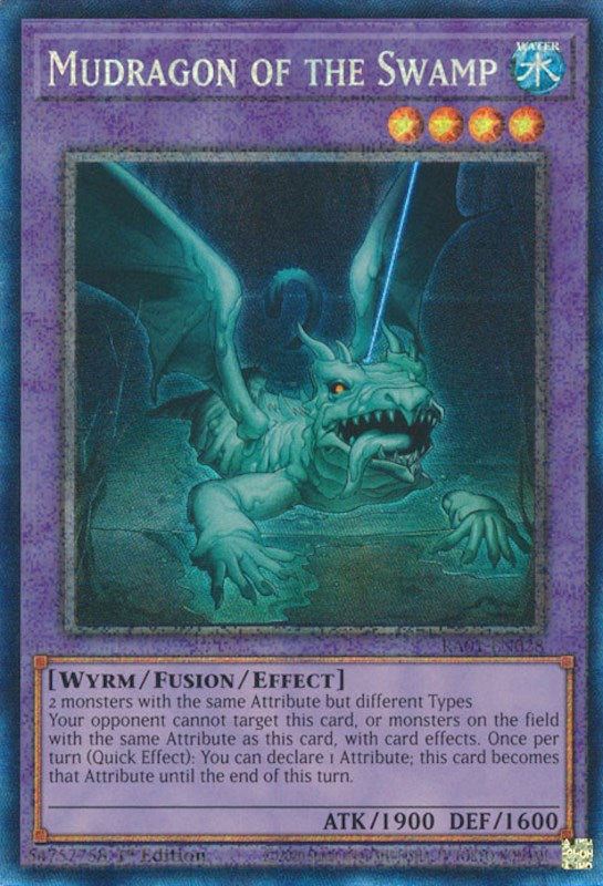 Mudragon of the Swamp [RA01-EN028] Prismatic Collector's Rare | Exor Games Truro