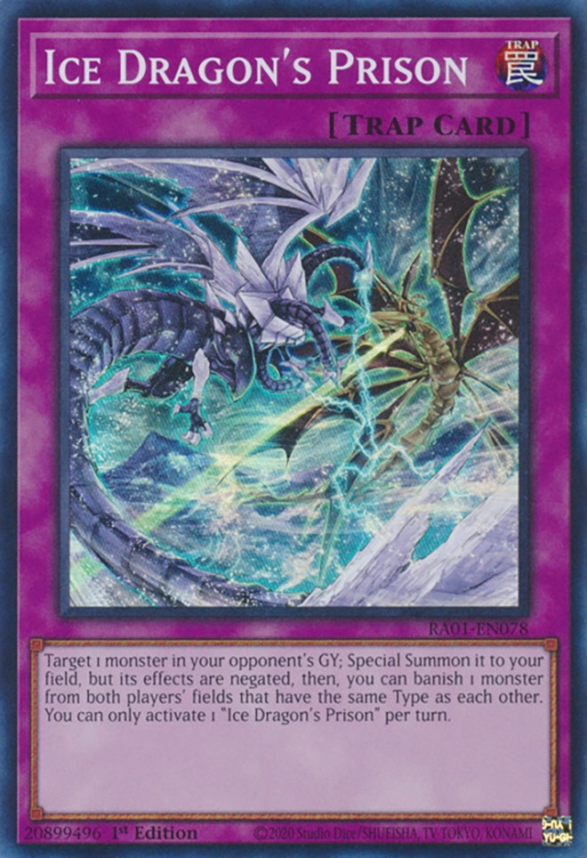 Ice Dragon's Prison [RA01-EN078] Super Rare | Exor Games Truro