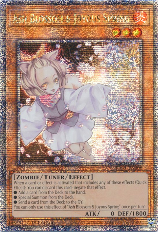 Ash Blossom & Joyous Spring [RA01-EN008] Quarter Century Secret Rare | Exor Games Truro