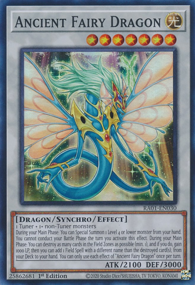 Ancient Fairy Dragon [RA01-EN030] Super Rare | Exor Games Truro