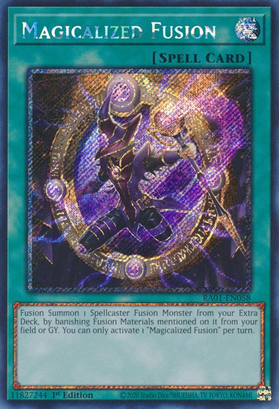 Magicalized Fusion [RA01-EN058] Platinum Secret Rare | Exor Games Truro