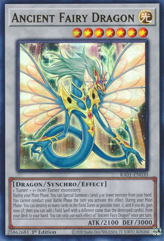 Ancient Fairy Dragon [RA01-EN030] Ultra Rare | Exor Games Truro