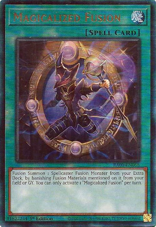 Magicalized Fusion [RA01-EN058] Prismatic Ultimate Rare | Exor Games Truro