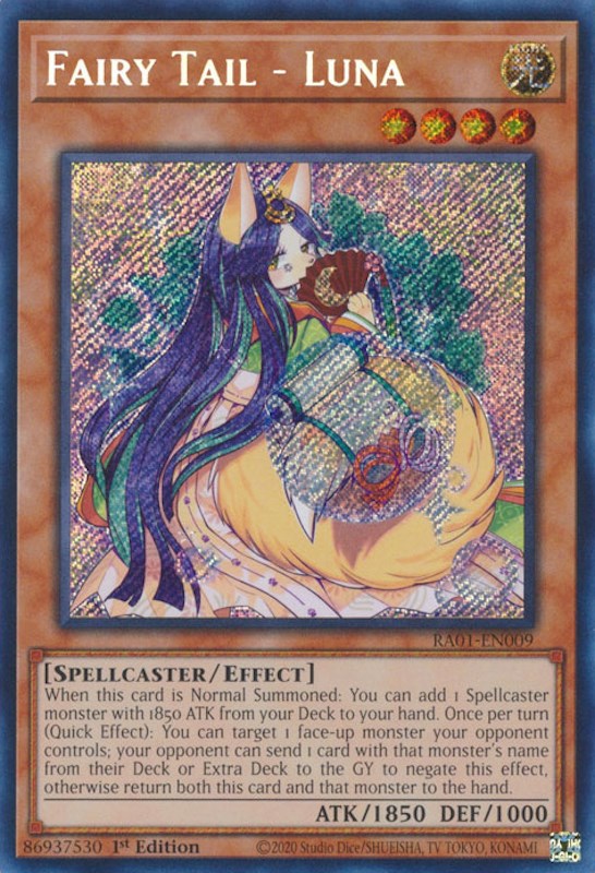 Fairy Tail - Luna [RA01-EN009] Secret Rare | Exor Games Truro