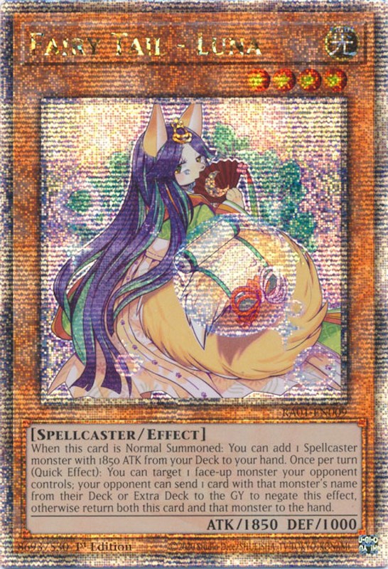 Fairy Tail - Luna [RA01-EN009] Quarter Century Secret Rare | Exor Games Truro