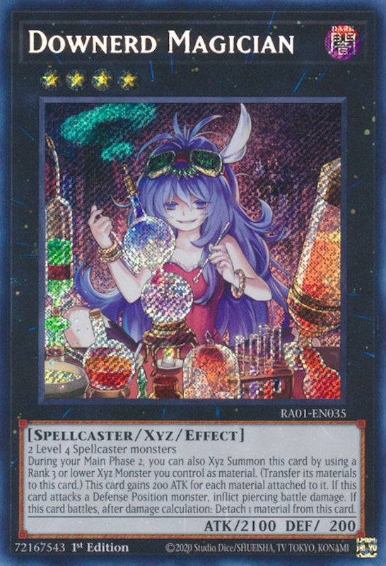 Downerd Magician [RA01-EN035] Secret Rare | Exor Games Truro