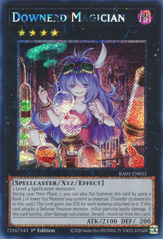 Downerd Magician [RA01-EN035] Platinum Secret Rare | Exor Games Truro