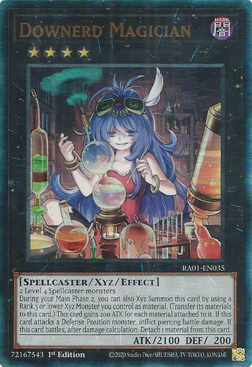 Downerd Magician [RA01-EN035] Prismatic Ultimate Rare | Exor Games Truro