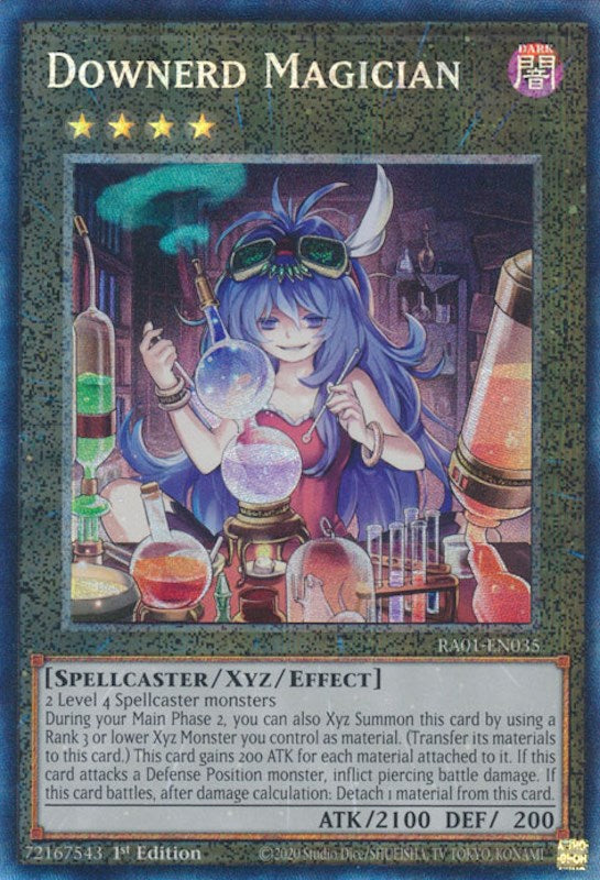 Downerd Magician [RA01-EN035] Prismatic Collector's Rare | Exor Games Truro