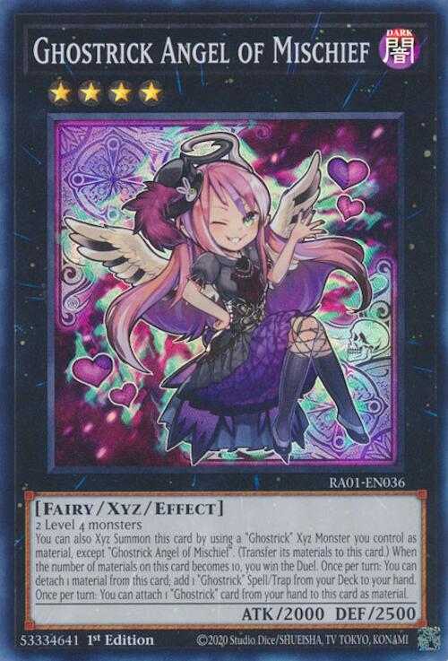 Ghostrick Angel of Mischief [RA01-EN036] Super Rare | Exor Games Truro