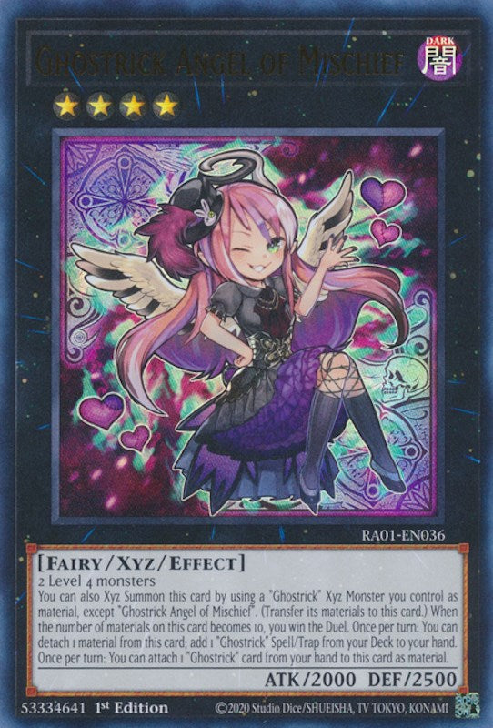 Ghostrick Angel of Mischief [RA01-EN036] Ultra Rare | Exor Games Truro