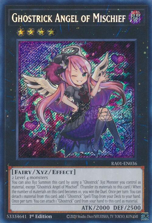 Ghostrick Angel of Mischief [RA01-EN036] Secret Rare | Exor Games Truro