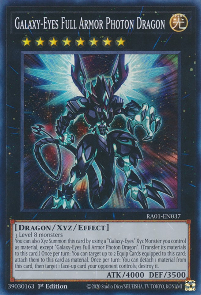 Galaxy-Eyes Full Armor Photon Dragon [RA01-EN037] Super Rare | Exor Games Truro