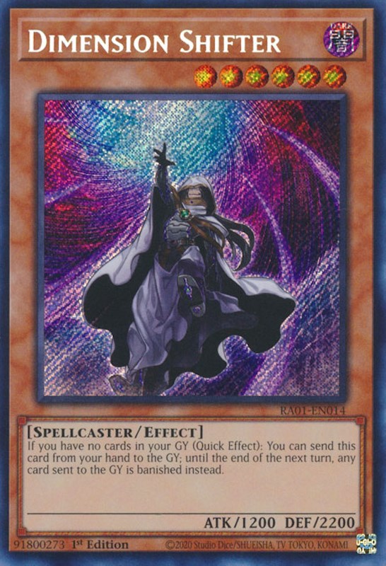 Dimension Shifter [RA01-EN014] Secret Rare | Exor Games Truro