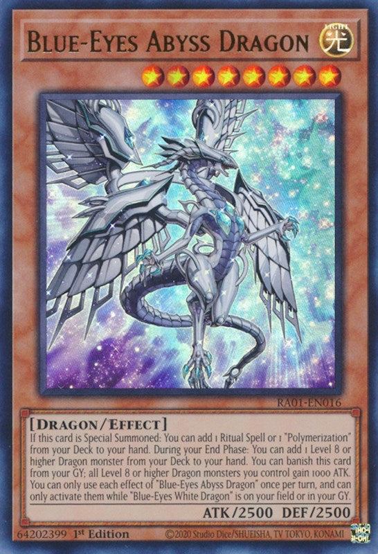 Blue-Eyes Abyss Dragon [RA01-EN016] Ultra Rare | Exor Games Truro