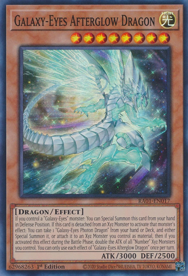 Galaxy-Eyes Afterglow Dragon [RA01-EN017] Super Rare | Exor Games Truro