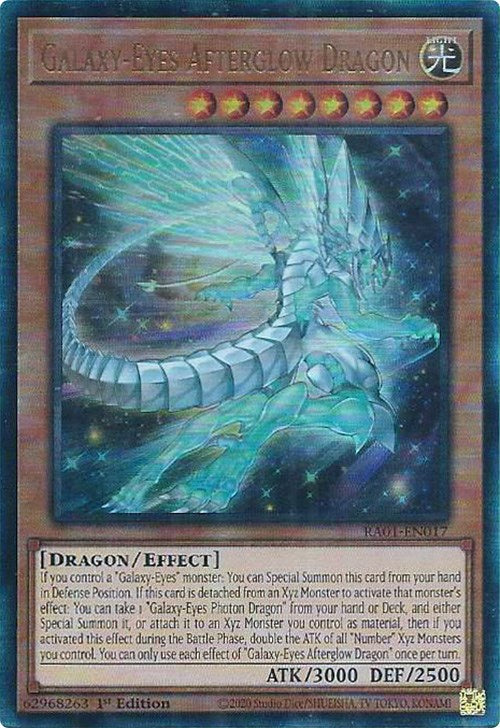 Galaxy-Eyes Afterglow Dragon [RA01-EN017] Prismatic Ultimate Rare | Exor Games Truro