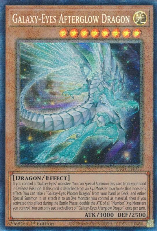 Galaxy-Eyes Afterglow Dragon [RA01-EN017] Prismatic Collector's Rare | Exor Games Truro