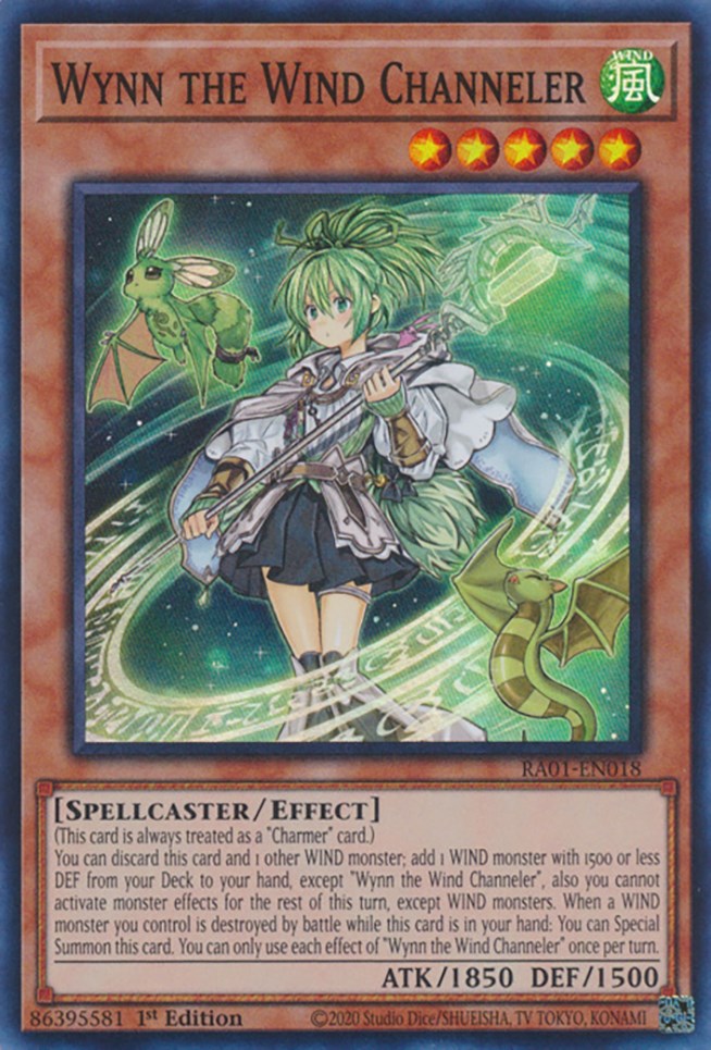 Wynn the Wind Channeler [RA01-EN018] Super Rare | Exor Games Truro