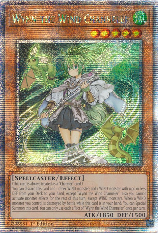 Wynn the Wind Channeler [RA01-EN018] Quarter Century Secret Rare | Exor Games Truro