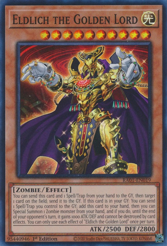 Eldlich the Golden Lord [RA01-EN019] Super Rare | Exor Games Truro