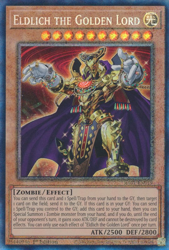 Eldlich the Golden Lord [RA01-EN019] Prismatic Collector's Rare | Exor Games Truro