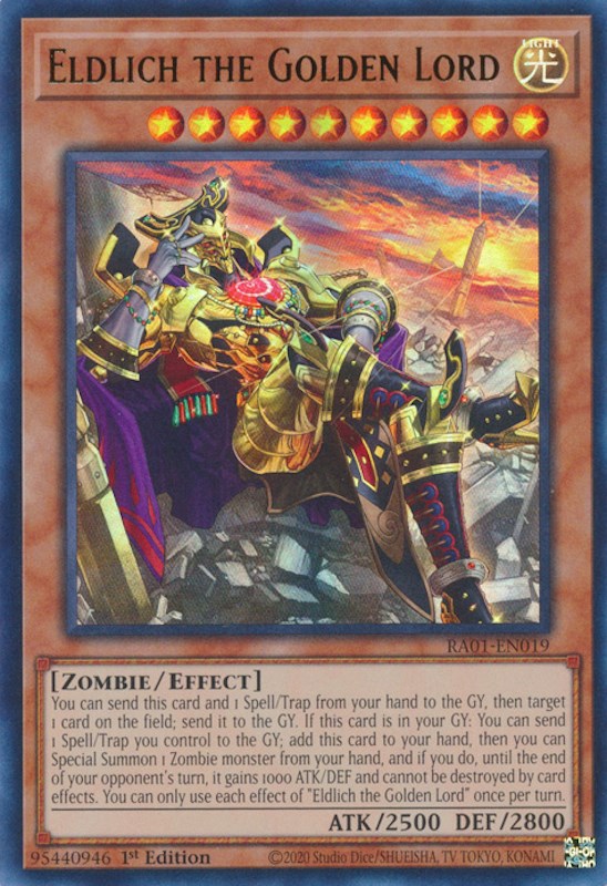 Eldlich the Golden Lord (Alternate Art) [RA01-EN019] Ultra Rare | Exor Games Truro