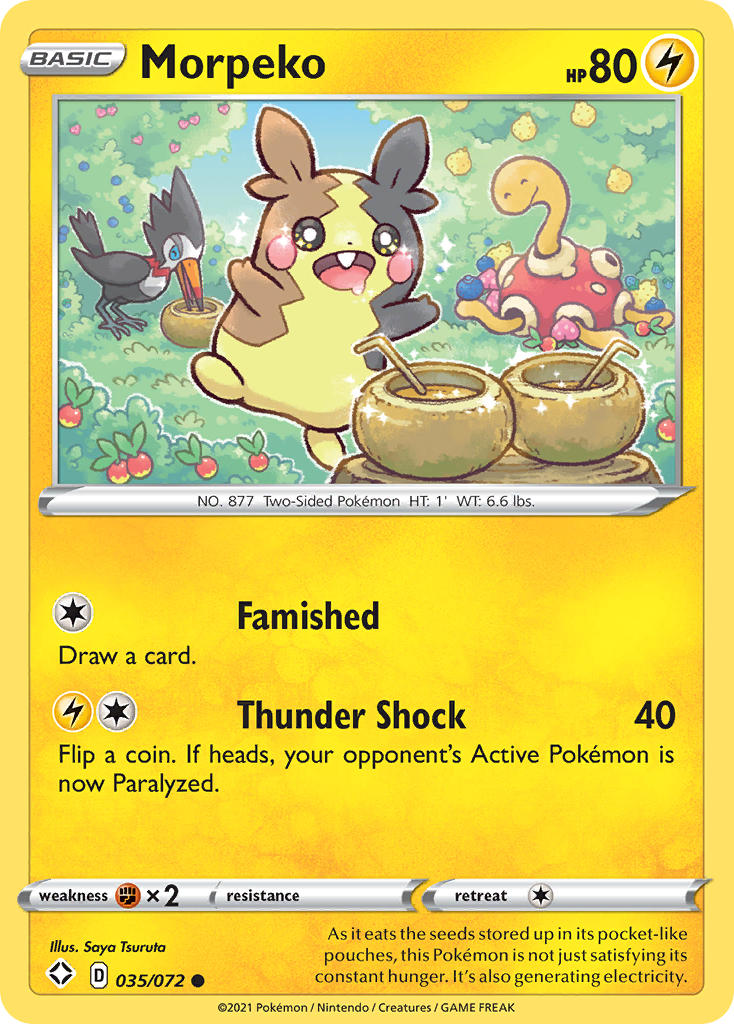 Morpeko (035/072) [Sword & Shield: Shining Fates] | Exor Games Truro