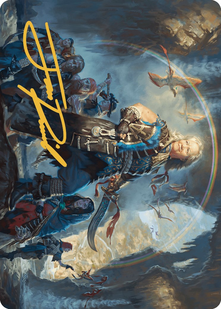 Admiral Brass, Unsinkable Art Card (Gold-Stamped Signature) [The Lost Caverns of Ixalan Art Series] | Exor Games Truro