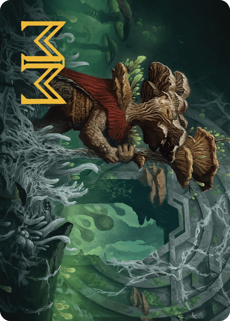 Tendril of the Mycotyrant Art Card (Gold-Stamped Signature) [The Lost Caverns of Ixalan Art Series] | Exor Games Truro