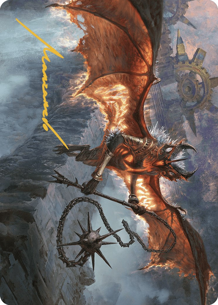 Bloodletter of Aclazotz Art Card (15/81) (Gold-Stamped Signature) [The Lost Caverns of Ixalan Art Series] | Exor Games Truro