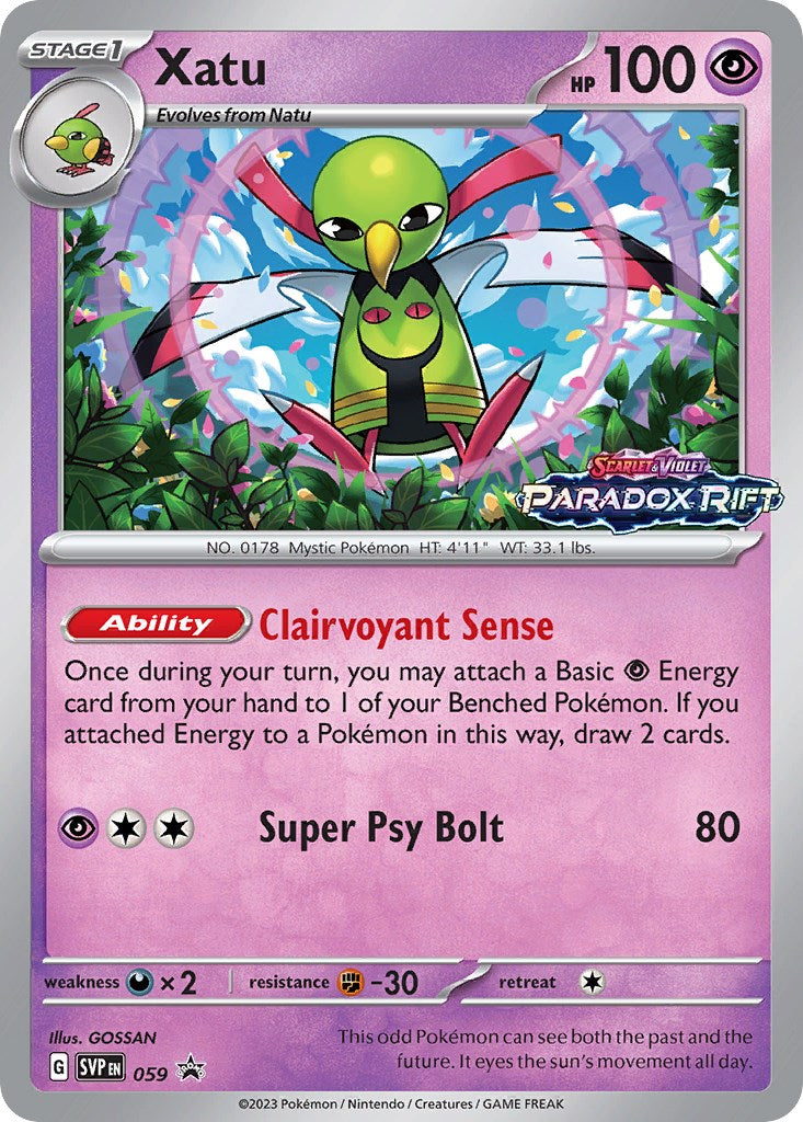 Xatu (059) [Scarlet & Violet: Black Star Promos] | Exor Games Truro