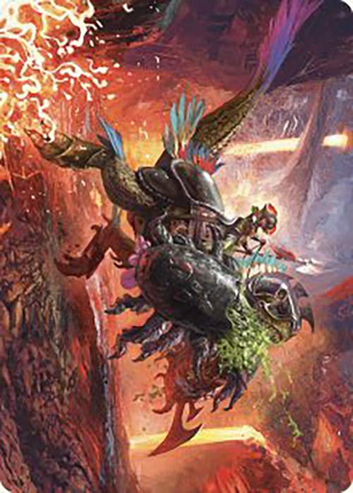 Triumphant Chomp Art Card [The Lost Caverns of Ixalan Art Series] | Exor Games Truro