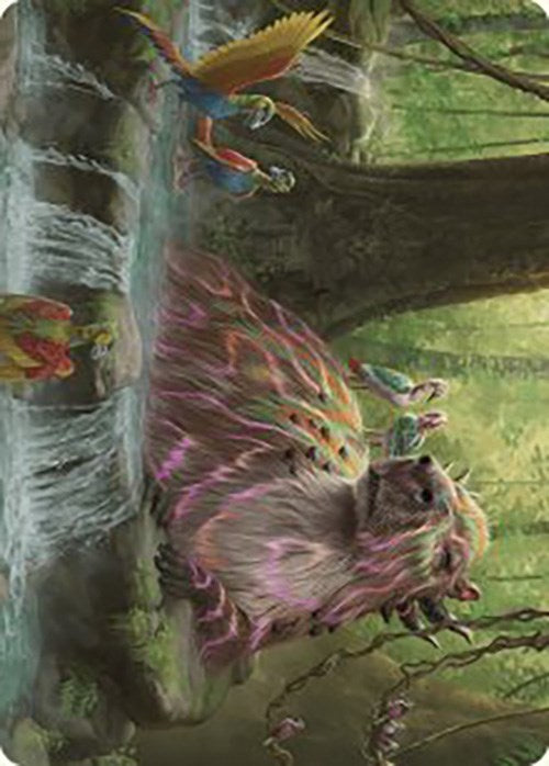 Basking Capybara Art Card [The Lost Caverns of Ixalan Art Series] | Exor Games Truro