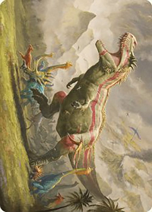 Ghalta, Stampede Tyrant Art Card [The Lost Caverns of Ixalan Art Series] | Exor Games Truro