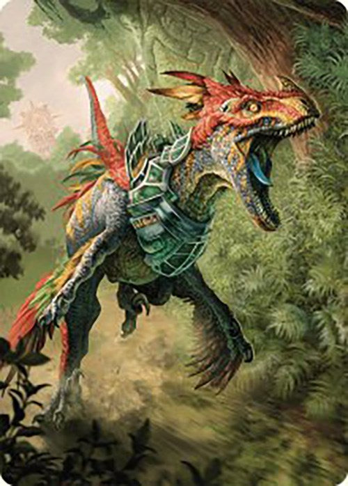 Dinosaur Token Art Card [The Lost Caverns of Ixalan Art Series] | Exor Games Truro