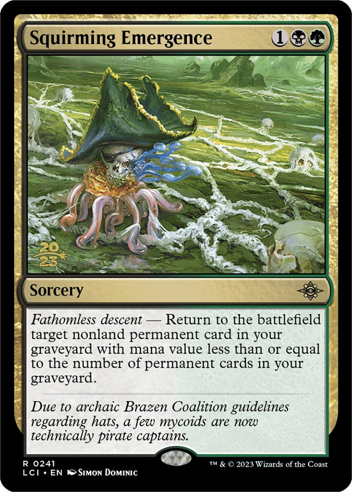 Squirming Emergence [The Lost Caverns of Ixalan Prerelease Cards] | Exor Games Truro