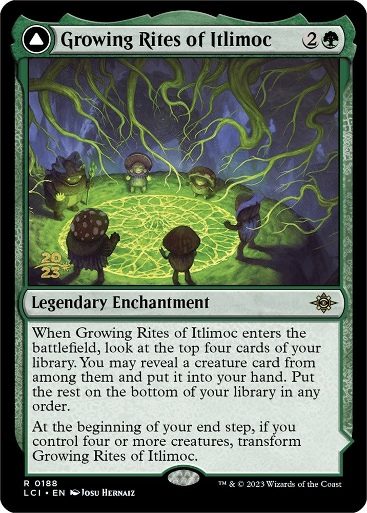 Growing Rites of Itlimoc // Itlimoc, Cradle of the Sun (LCI) [The Lost Caverns of Ixalan Prerelease Cards] | Exor Games Truro