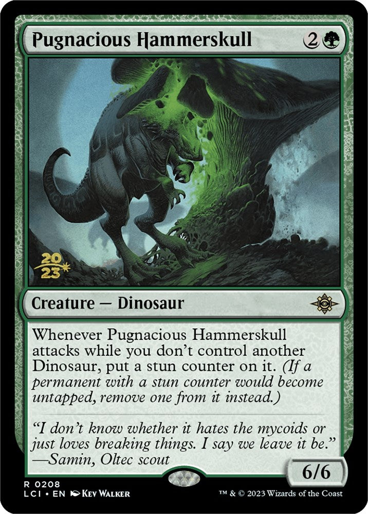 Pugnacious Hammerskull [The Lost Caverns of Ixalan Prerelease Cards] | Exor Games Truro