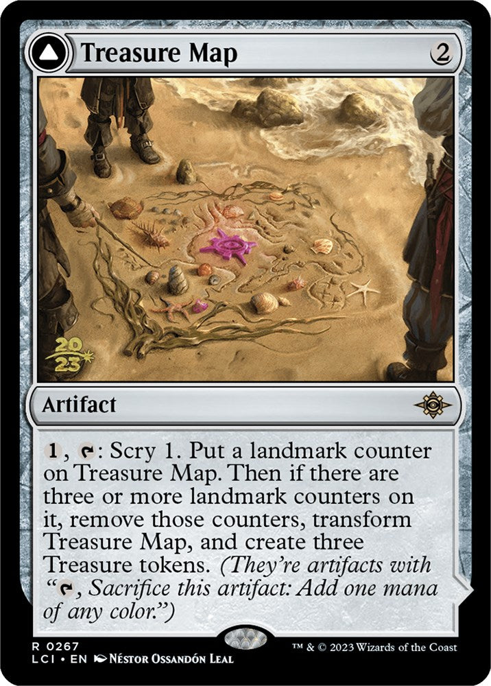 Treasure Map // Treasure Cove [The Lost Caverns of Ixalan Prerelease Cards] | Exor Games Truro