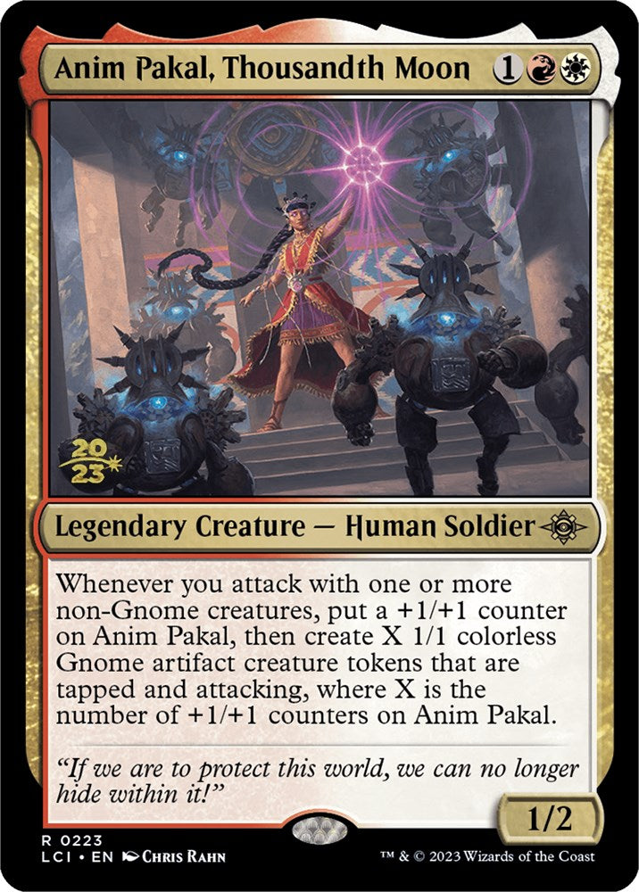 Anim Pakal, Thousandth Moon [The Lost Caverns of Ixalan Prerelease Cards] | Exor Games Truro