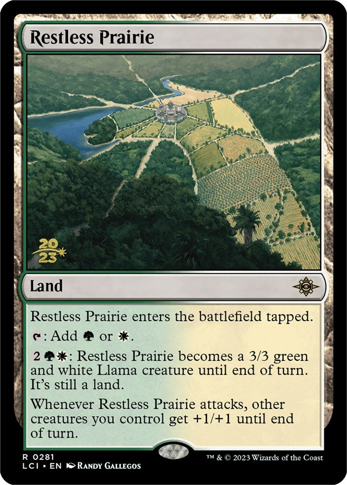 Restless Prairie [The Lost Caverns of Ixalan Prerelease Cards] | Exor Games Truro