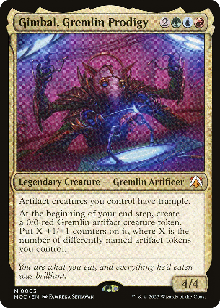 Gimbal, Gremlin Prodigy [March of the Machine Commander] | Exor Games Truro